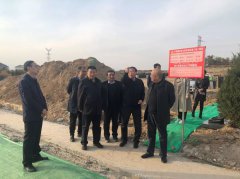 太原｜市民政局向导视察鸿运国际双塔树葬搬家工程