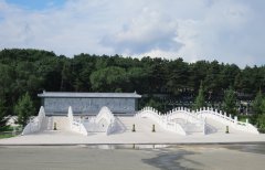 一面墙，，，，，，一道景：九龙照壁浮雕景墙的诗画之美