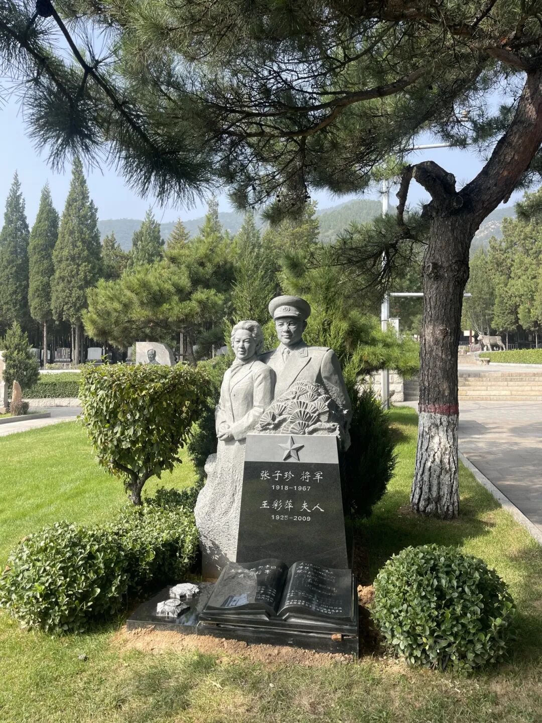 非遗承初心，，，，，，，石语颂英魂 | 张子珍将军匹俦雕塑完工